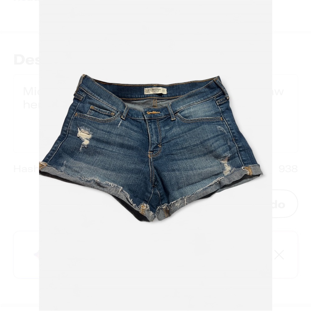 Abercrombie & Fitch Blue Jean Shorts
